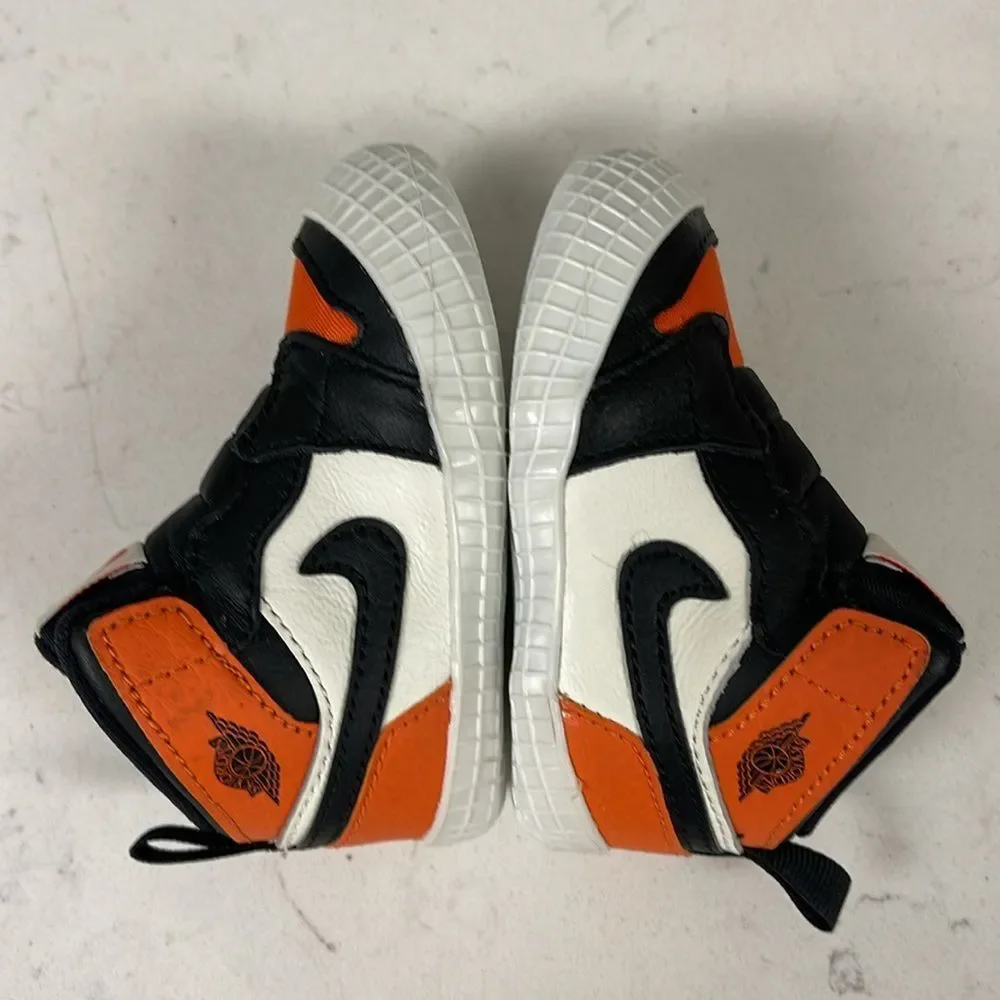 2019 Air Jordan 1 Crib Bootie 'Shattered Backboard' Size 3C AT3745-108